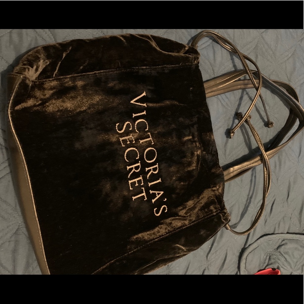 Victoria Secret Velvet Tote Bag